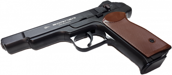 Пистолет пневм. BORNER APS Blowback Black, кал. 4,5 мм/BBs