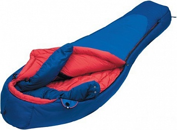 Мешок спальный Glacier синий левый