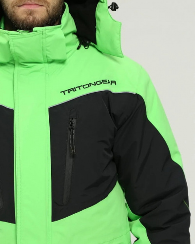 КОСТЮМ STAN  PRO -45 ПК (ТАСЛАН, ЧЁРНО-САЛАТОВЫЙ)