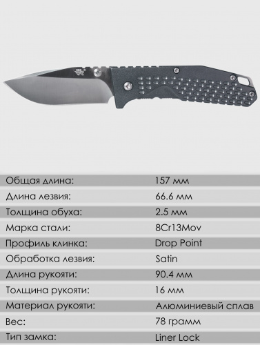 Нож складной SanRenMu 7063LUC-LK