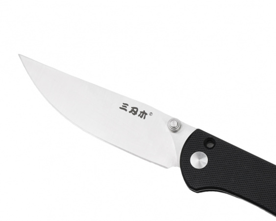 Нож Sanrenmu 9165 складной сталь 12C27 brush black G10