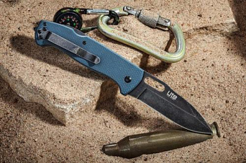 Нож Ute 440C SW (Stonewash, Серая G10) складной нож Нож Ute 440C SW (Stonewash, Серая G10) складной нож