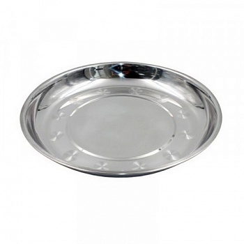 Тарелка "Следопыт" нерж., d 26 см