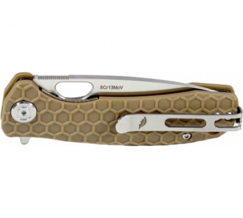 Нож Honey Badger Flipper S (HB1022) с песочной рукоятью