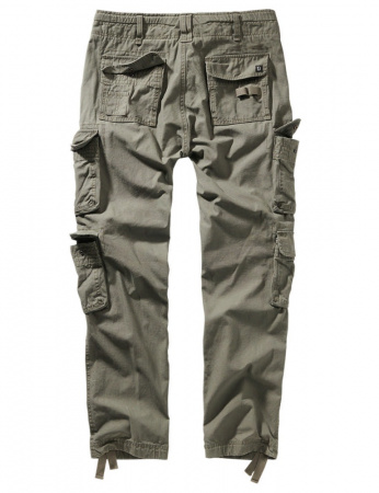 БРЮКИ PURE SLIM FIT BRANDIT, ЦВЕТ OLIVE