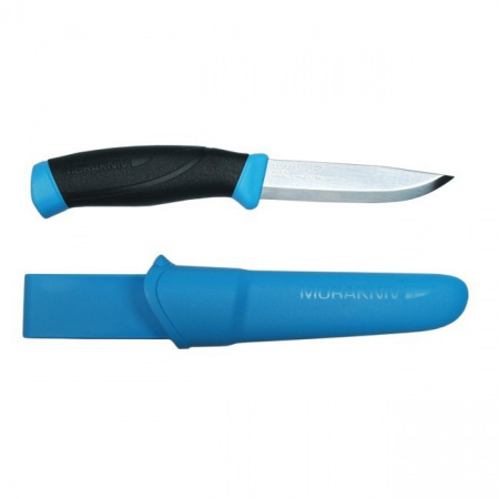 Нож Morakniv Companion Blue, нержавеющая сталь, цвет голубой