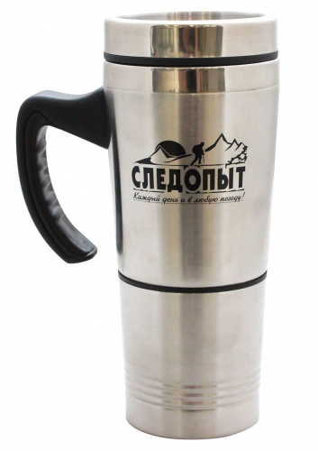Кружка изотермическая двойная "СЛЕДОПЫТ", 330+180 мл