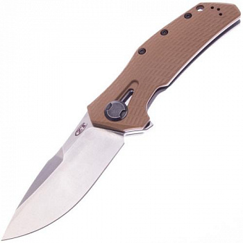 Нож K0308 - складной, клинок 95мм, рук-ть титан/Coyote tan G10CPM 20CV