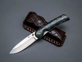 Нож Амур,складной ст.VG.стабил.карел.береза