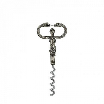 Штопор "Змея" мельхиоровый полированный