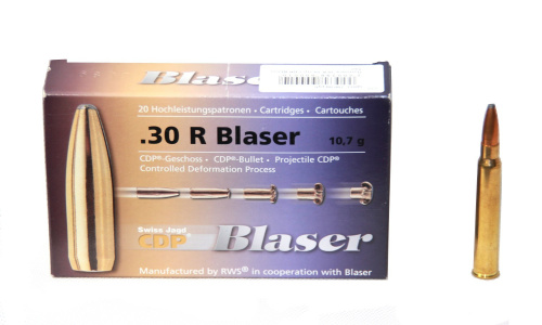 Патрон к.30R 10,7гр CDP Blaser 1шт