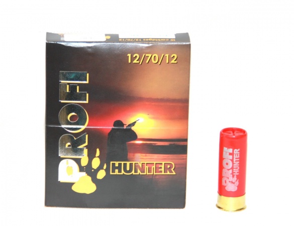 Патрон к.12х70 №1 Profi-Hunter Азот 1уп/10шт