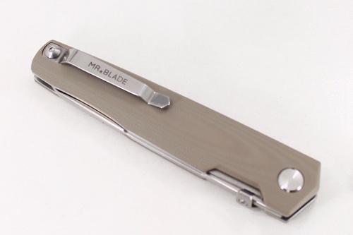 Нож "PIKE", D2 steel (tan handle) автограф Нож "PIKE", D2 steel (tan handle) автограф