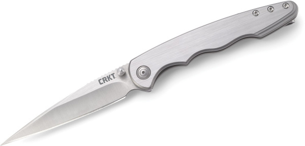 Нож CRKT_7016 Flat Out -складной, стальная рук-ть, клинок 8Cr13MoV