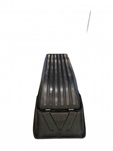 Сани-волокуши ЯМАН "Тундра" №8, 2200х800х370 мм, черн., с отбойником, обвязкой, накладками и прице