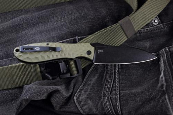 Нож складной "PONOMAR" Green, s/w