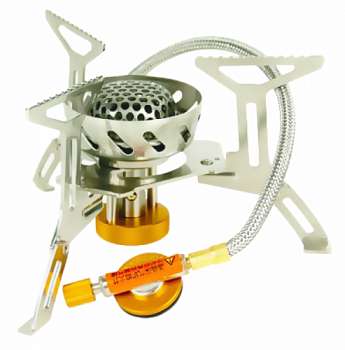 Горелка Tramp туристическая складная со шлангом TRG-047 (сталь, латунь, алюминий