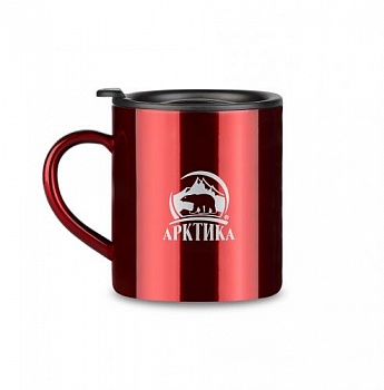 Термокружка невакуумная «Арктика» 200 мл арт 802-200 красная