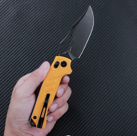 Нож SRM 238X-GY сталь D2 рукоять Yellow G10
