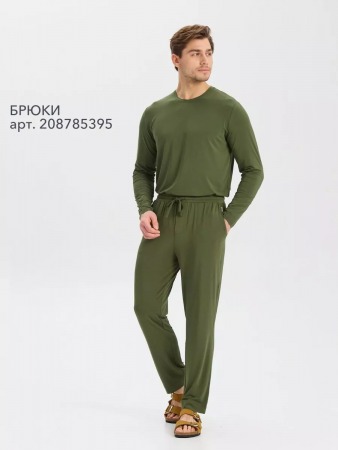 ЛОНГСЛИВ NORVEG BAMBOO ЦВЕТ ОЛИВКОВЫЙ