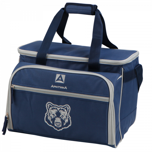 Набор для пикника "Арктика" 4100-3 синий с рисунком