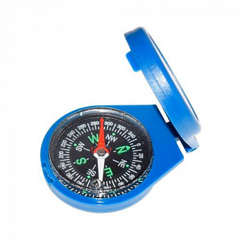 Компас ДС 45-8В, крышка, зеркало, круглый, пласт., без блистера