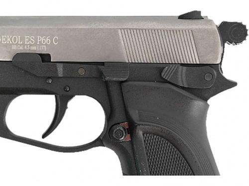 Пистолет пневм. EKOL ES P66 C FUME, (никель) кал. 4,5 мм, 3 Дж