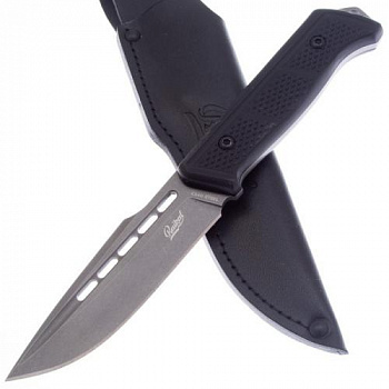 Нож DELTA AUS-8 TW BKH Black (TacWash, Black Kraton Handle, Black MOLLE Sheath)