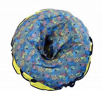 Надувные санки-ватрушка ТЮБ-134 (115*33) Дизайн (диаметр камеры 20)