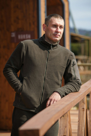 КОСТЮМ ФЛИСОВЫЙ COMFORT 718-016 ТЕМНАЯ ОЛИВА