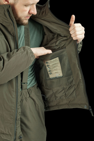 КОСТЮМ ЗИМНИЙ АЛЬФА  ЦВЕТ KHAKI