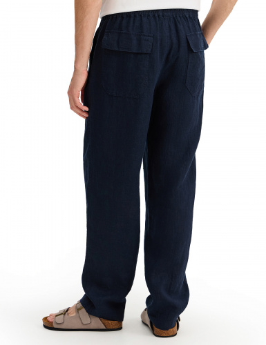 БРЮКИ NORVEG LINEN МУЖСКИЕ ЦВЕТ ТЕМНО-СИНИЙ,
