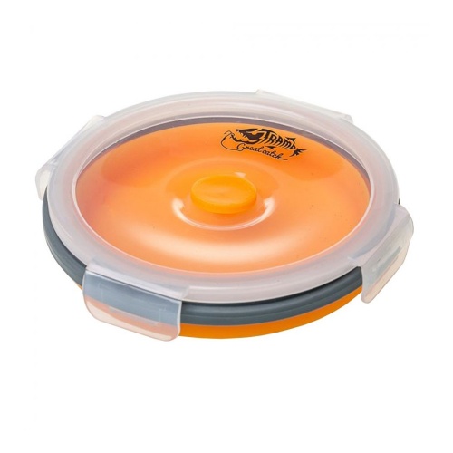 Контейнер Tramp складной с крышкой-защелкой 800 мл (оранжевый , 800мл)