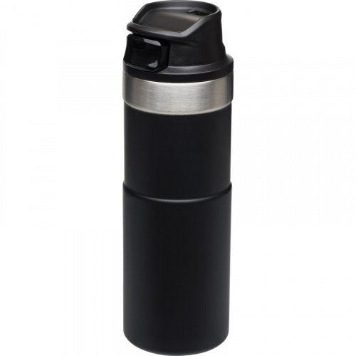 Термокружка STANLEY Classic 0.47L One hand 2.0  Черная (10-06439-031)