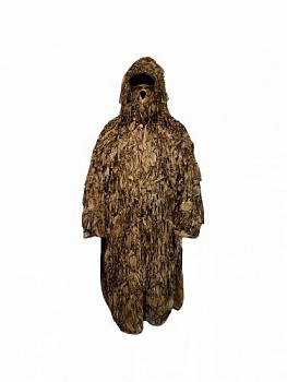 Халат маскировочный, цвет светлый сухой камыш, маскировка Дмитрия Уварова