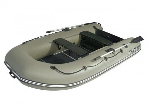Лодка Пилот М-320 зеленая+дно