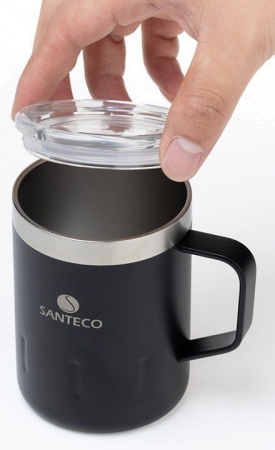 Термокружка Santeco Kemi II 350мл black