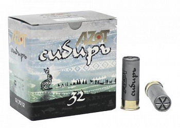 Патрон к.12х70 №7 б/к Сибирь Азот 32г1уп/25шт