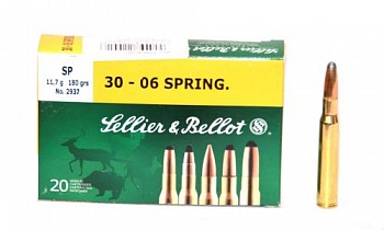 Патрон к.30-06 11,7гр SPRG SP п/об Sellier&Bellot 1уп/20шт