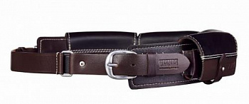 Патронташ закрытый на 24 патрона (12 кбр) "Western" / Коричневый /