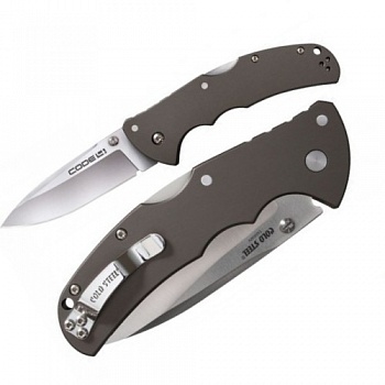 Нож Code-4 Spear Point складной,сталь AUS 8A,замок tri-ad lock,рукоять алюминий