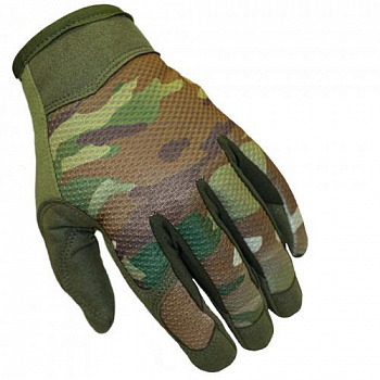 ПЕРЧАТКИ ТАКТИЧЕСКИЕ FORCE TIME ЦВЕТ МУЛЬТИКАМ SM-02