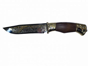 Нож сувен."Охотник"ЭИ-107(Волки)