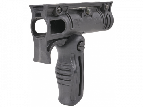 Складная тактическая рукоять с креплением для фонаря диаметром 1 дюйм