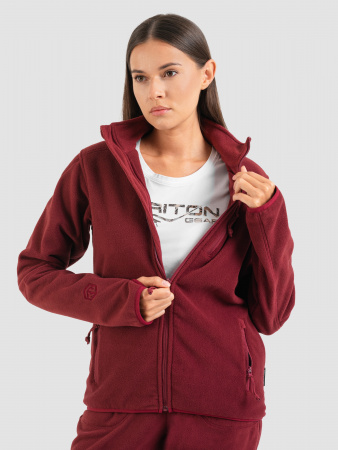 КОСТЮМ RICH ЖЕНСКИЙ (ФЛИС, ВИННЫЙ) TRITONGEAR