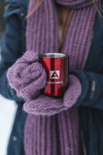 Термокружка невакуумная «Арктика» 802-300 красная