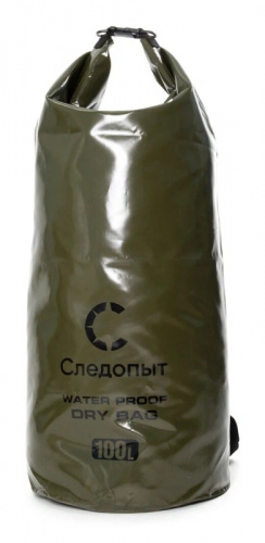 Гермомешок "СЛЕДОПЫТ - Dry Bag" без лямок, 100 л, цв.хаки