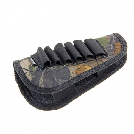 Патронташ камуфлированный на приклад 6 патронов 12-16к
