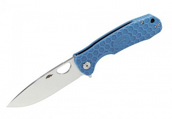 Нож Honey Badger Flipper D2 L (HB1020) с голубой рукоятью