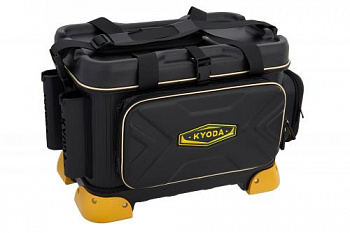 Сумка рыбака KYODA черный/золото  , размер 45*30*35, 25л